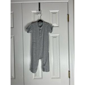 Lou Lou Lollipop Grey Romper Size 18/24m
